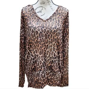 Christian Lacroix x Swiminista NWT Terrific Hoodie‎ Leopard Small / Medium
